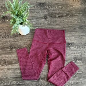 Lululemon Athletica Maroon Leggings